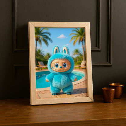 Poster Labubu - Piscine