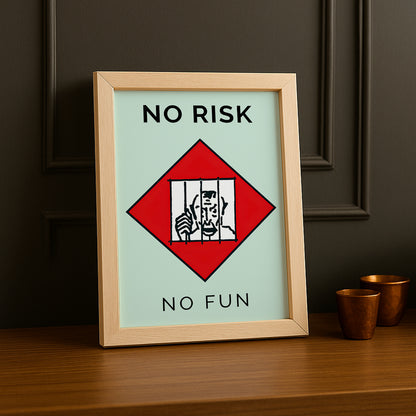 Monopoly No Risk No Fun - Cadre photo