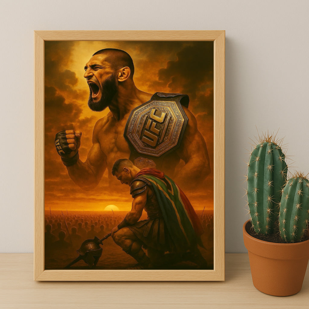 Poster UFC - Khamzat Chimaev Champion