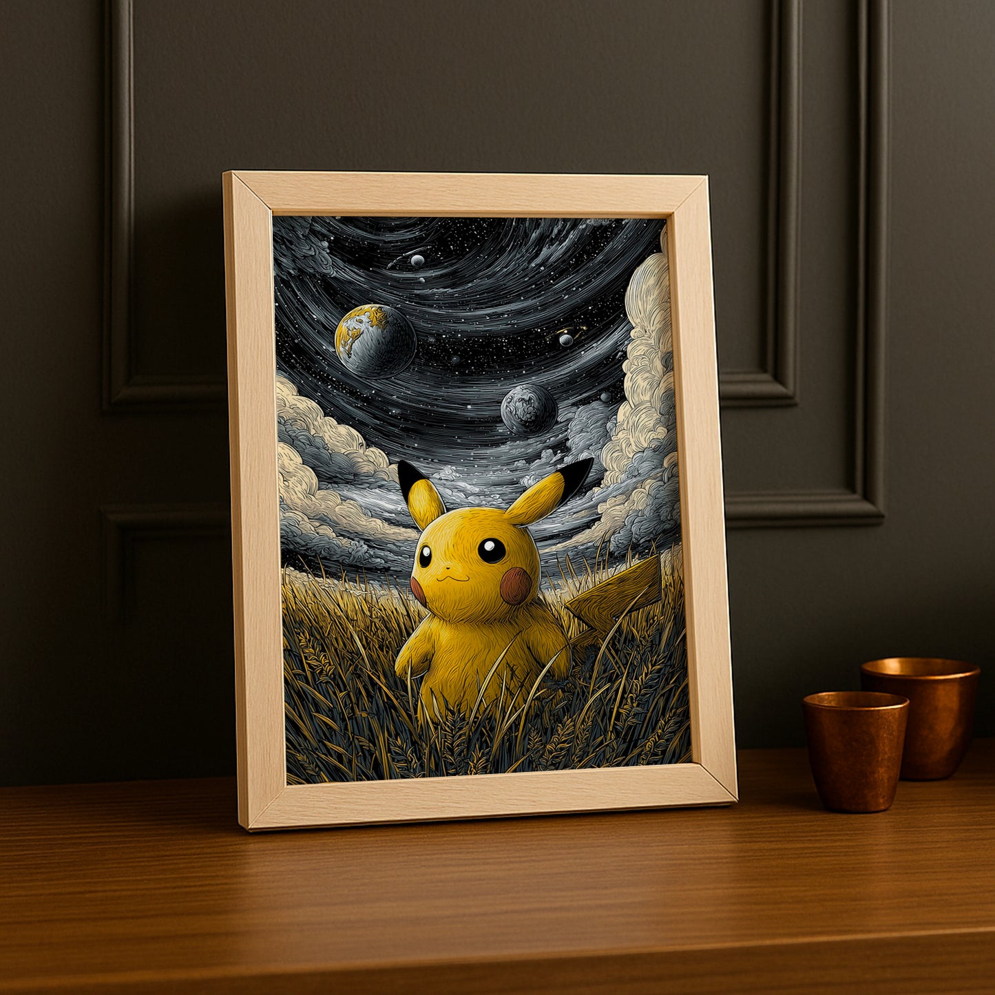 Cadre Photo Pokémon - Pikachu Aesthetic