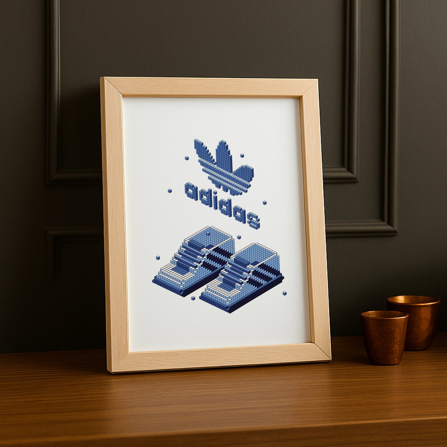 Cadre photo Adidas - Pixel Sneakers