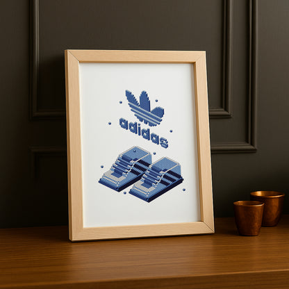 Cadre photo Adidas - Pixel Sneakers