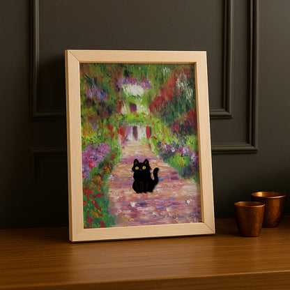 Cadre photo Chat Art Peinture