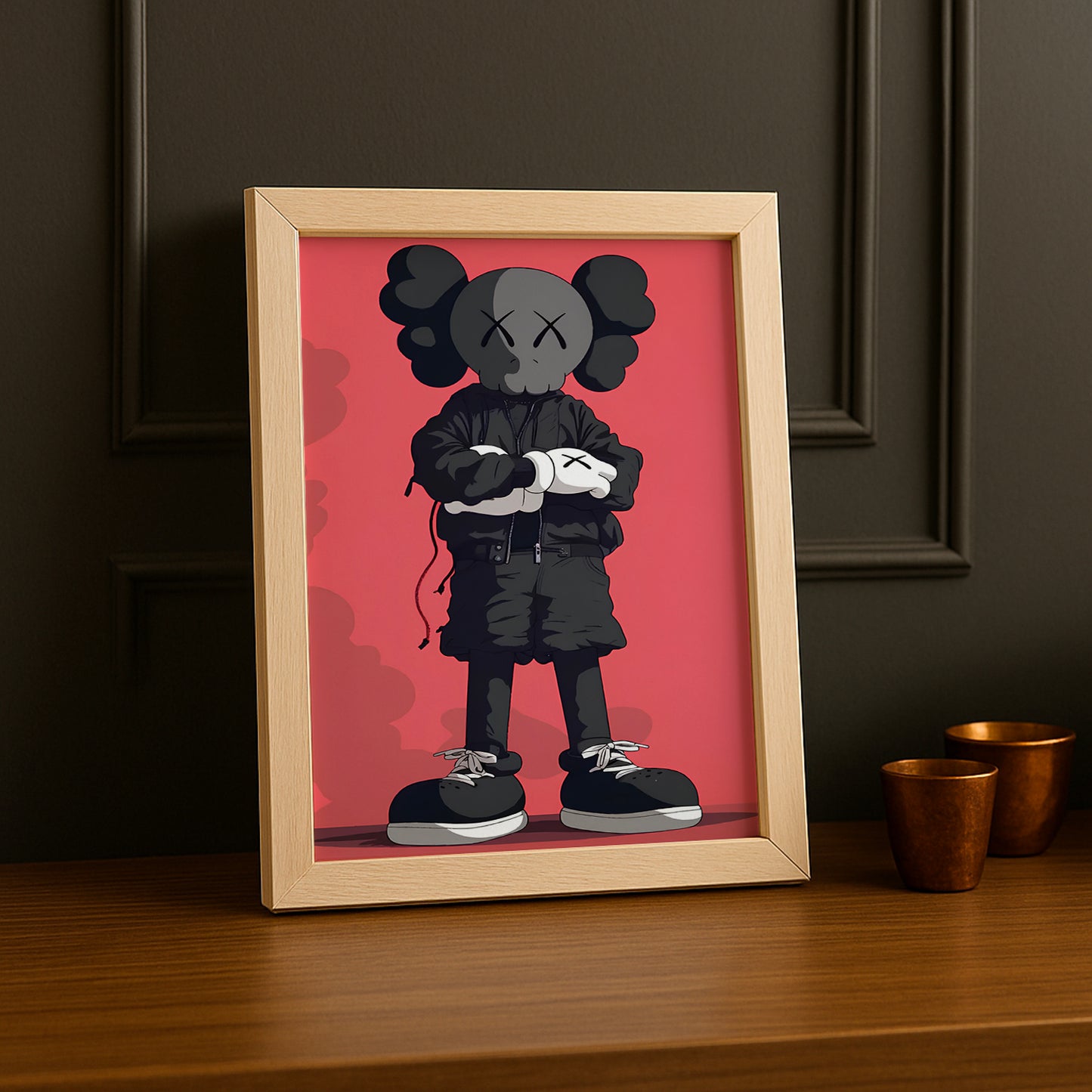 Cadre photo Kaws - Chill Attitude