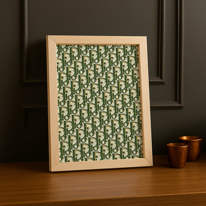 Cadre photo Christian Dior - Monogram vert