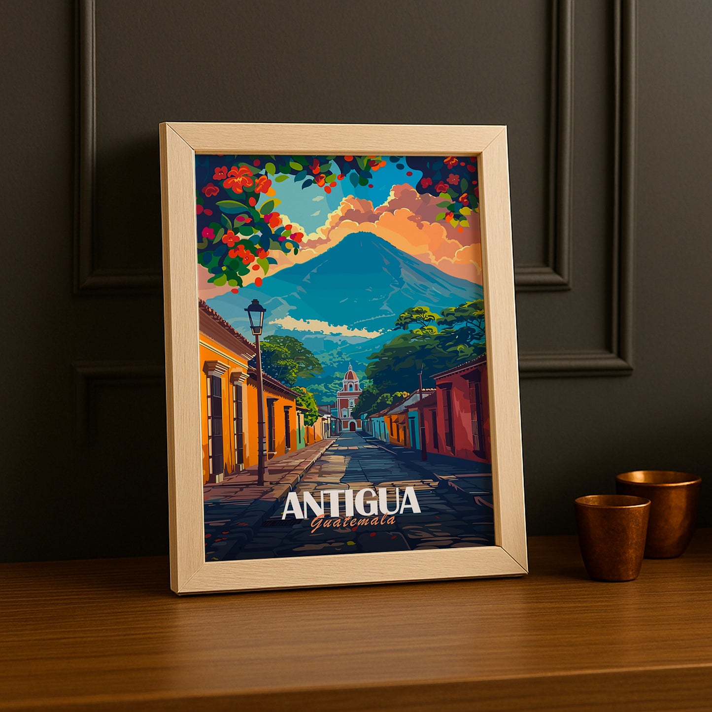 Cadre photo Antigua Guatemala