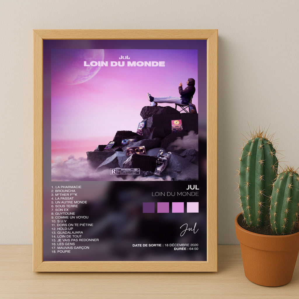 Poster Jul - Album Loin du monde