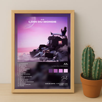 Poster Jul - Album Loin du monde