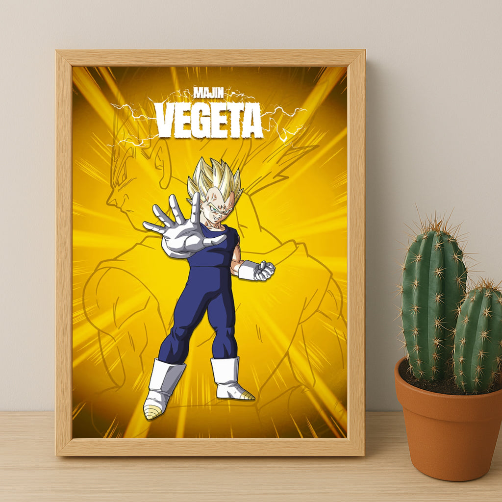 Poster Dragon Ball Z - Majin Vegeta