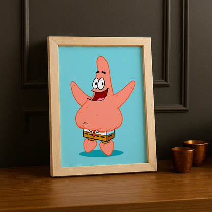 Cadre Photo Bob L'Éponge - Patrick Étoile Funny