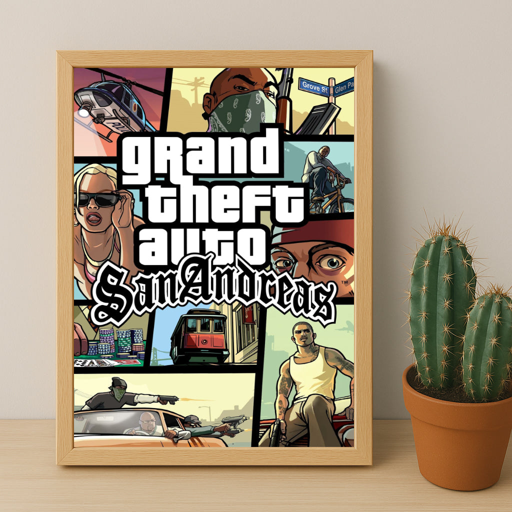 Poster Grand Theft Auto - San Andreas