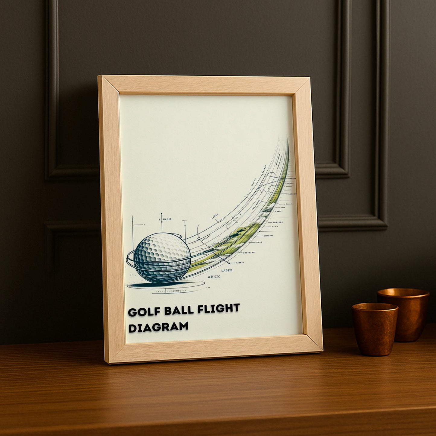 Cadre Photo Golf - Ball Flight Diagram