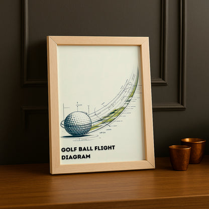 Cadre Photo Golf - Ball Flight Diagram