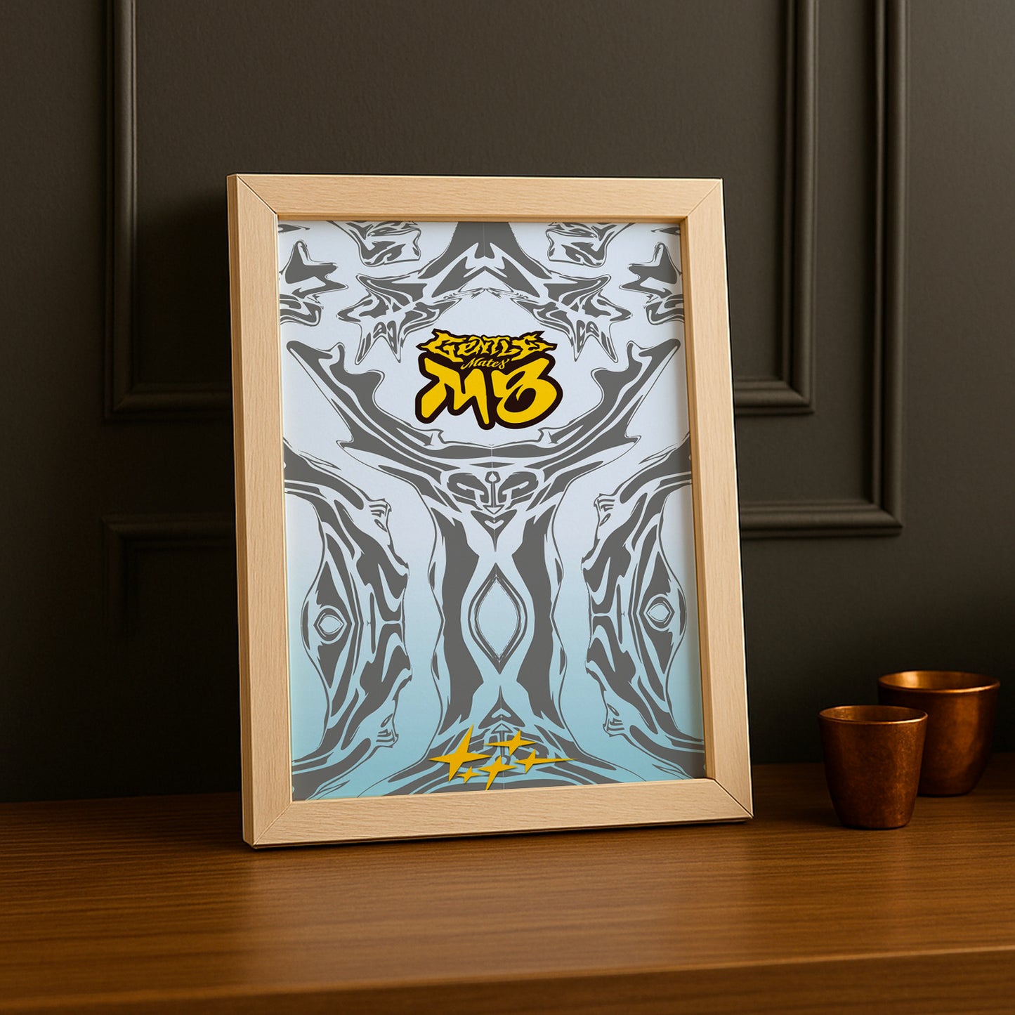 Cadre Photo Gentlemates - Gold