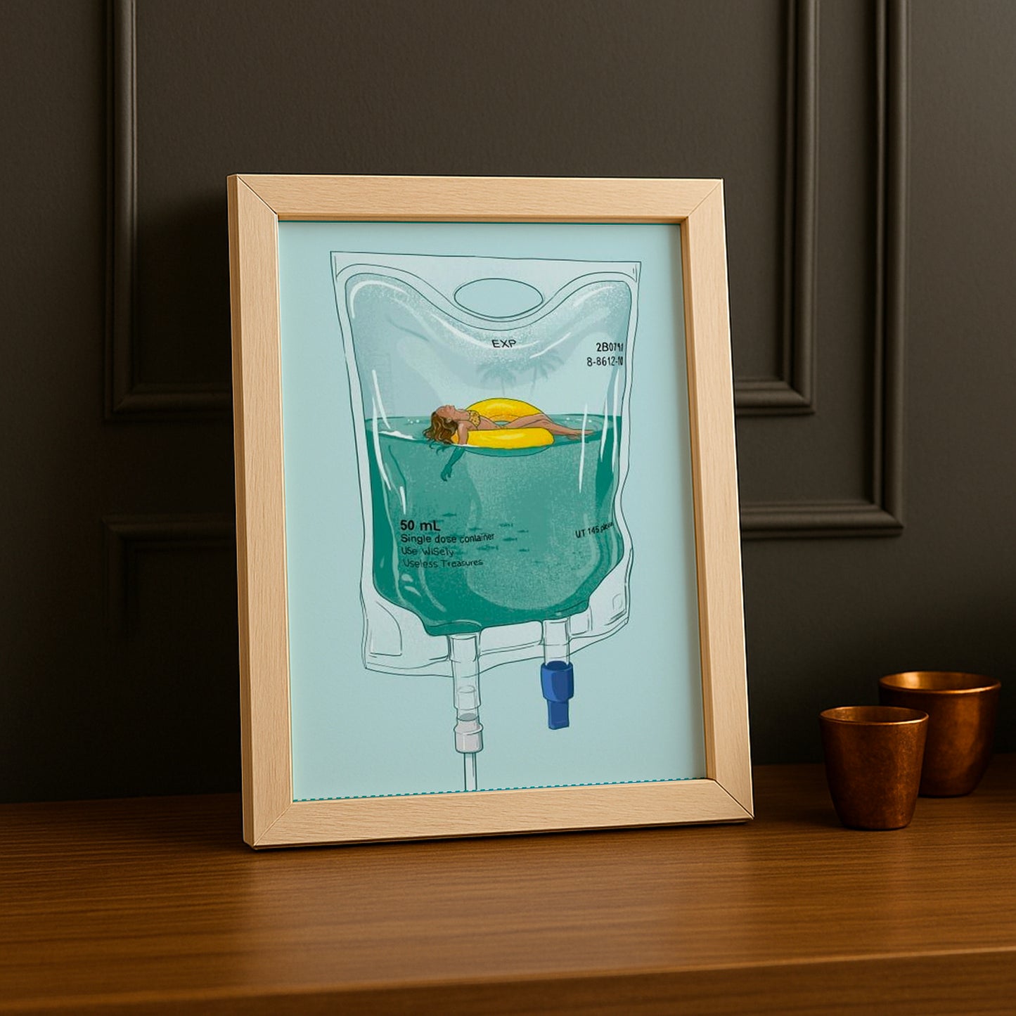 Cadre Photo Natation - Addict