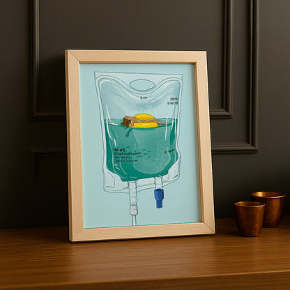 Cadre Photo Natation - Addict