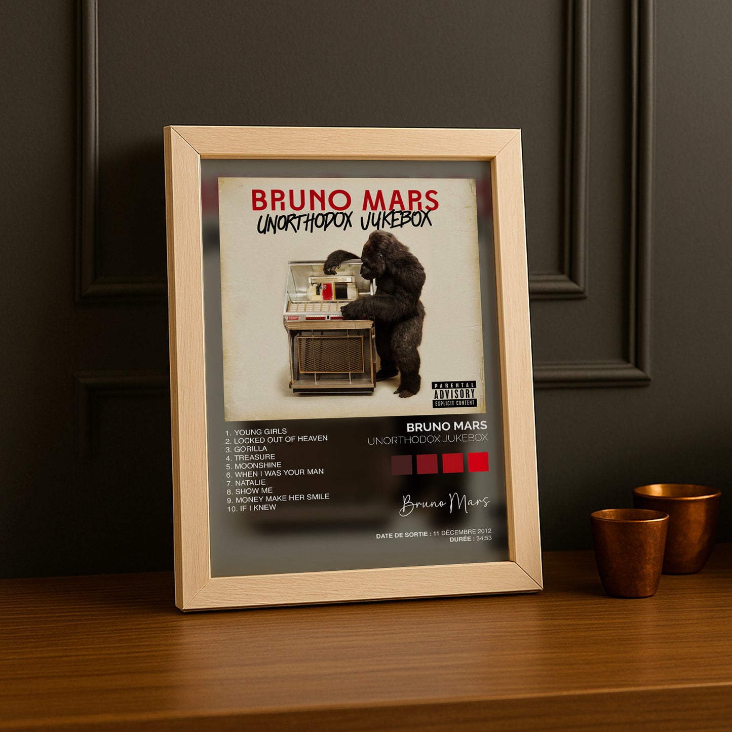 Poster Bruno Mars - Album Unorthodox Jukebox