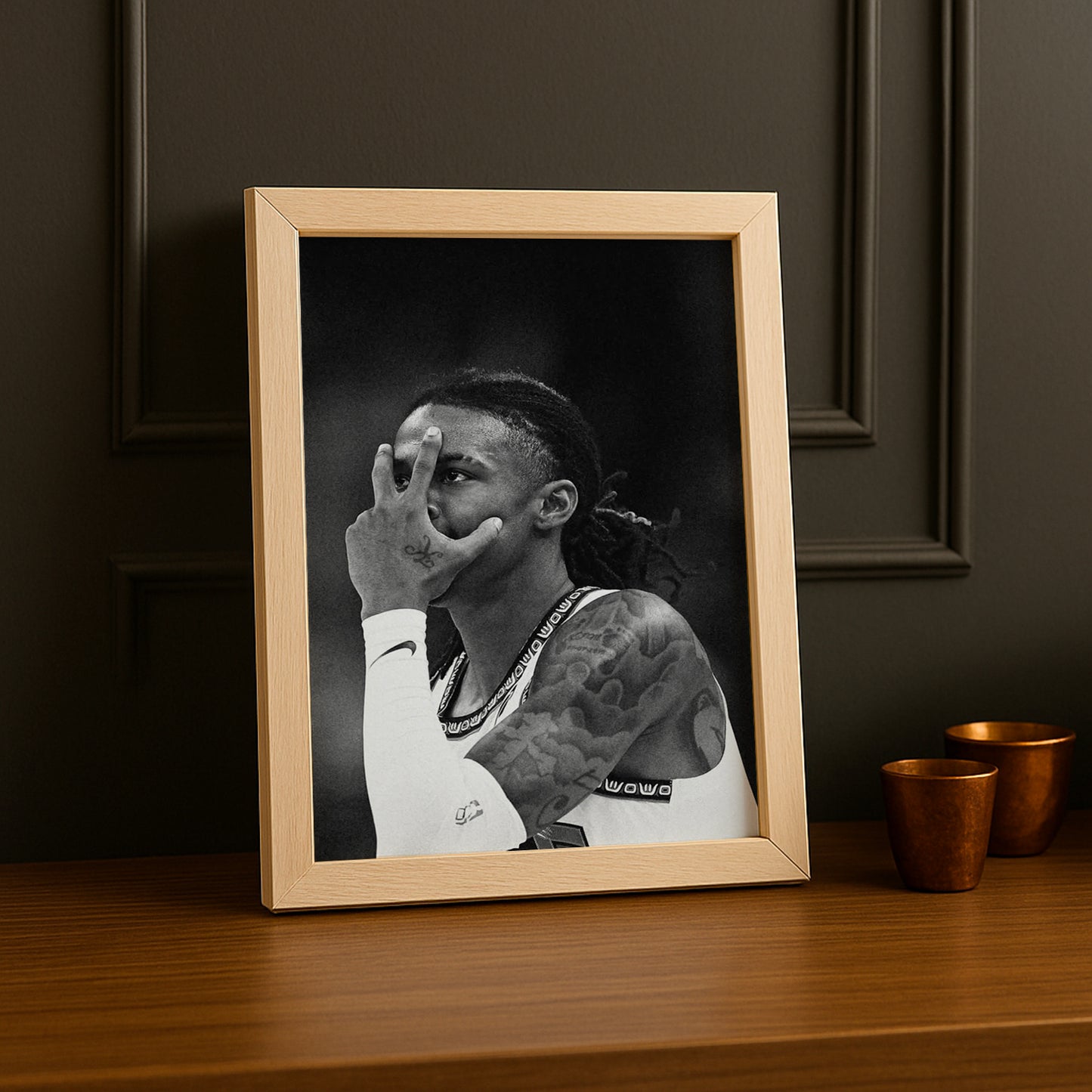 Cadre photo NBA - Ja Morant Célébration