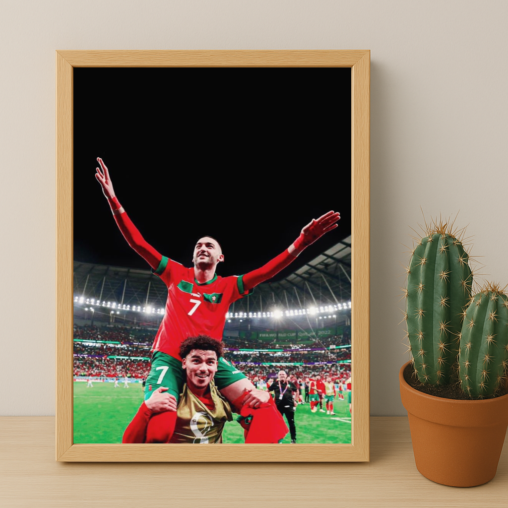 Maroc Foot - Cadre photo