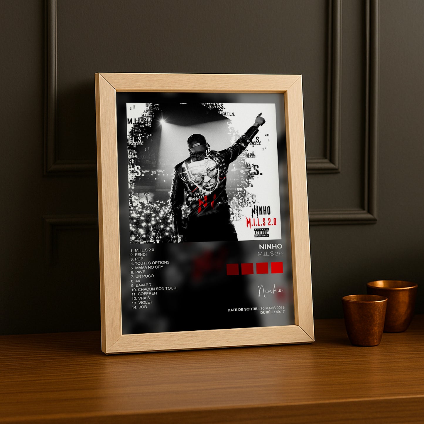 Poster Ninho - Album M.I.L.S 2.0