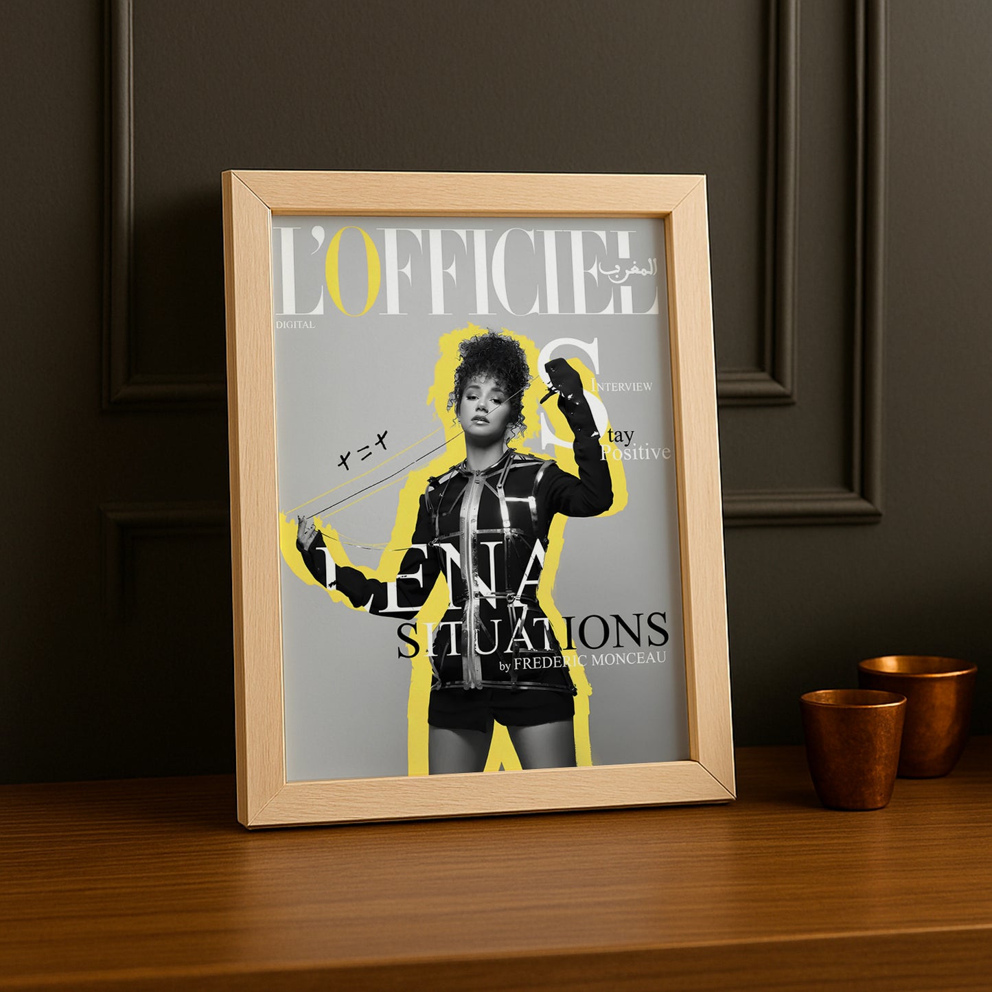 Cadre photo Léna Situations