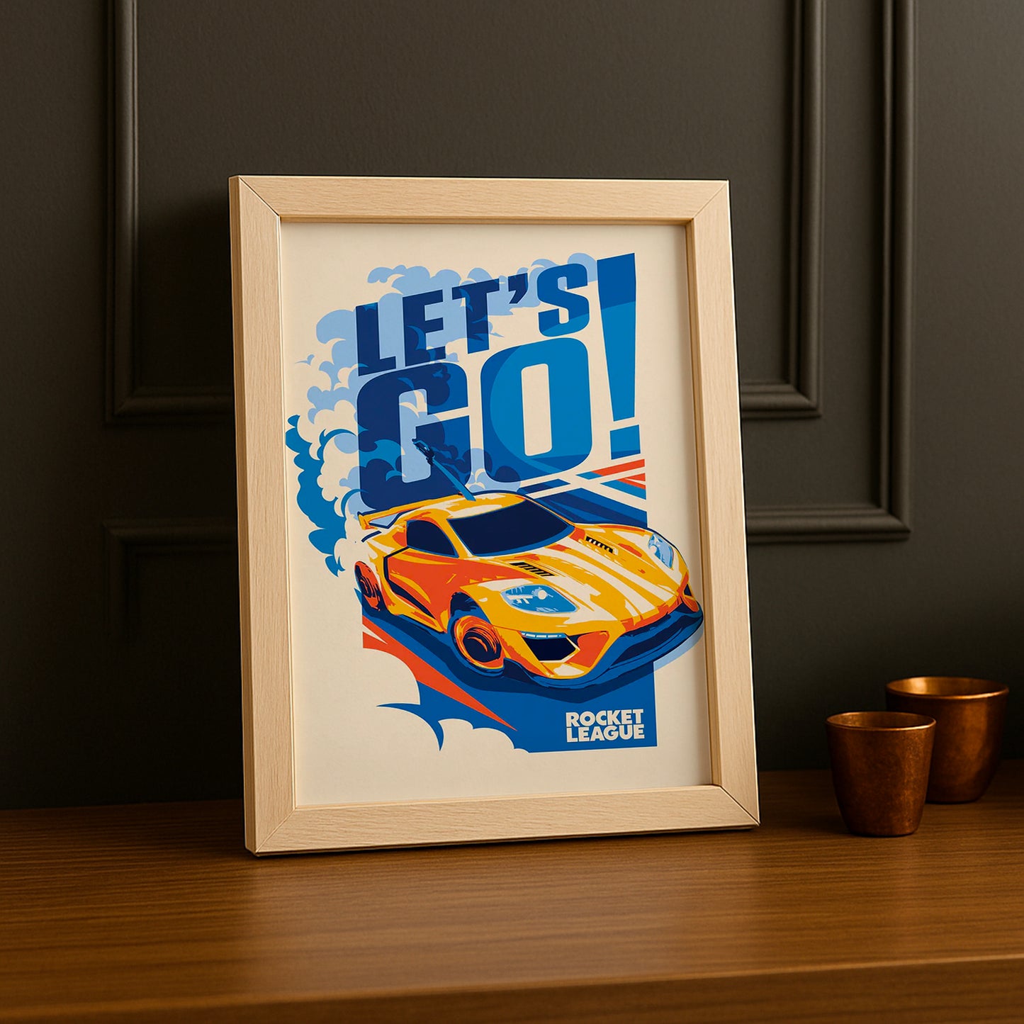 Cadre Photo Rocket League - Let's Go