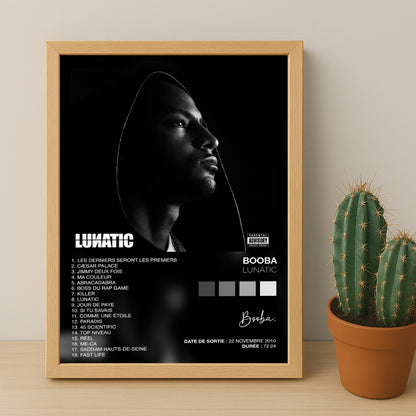 Poster - Album Booba Lunatic