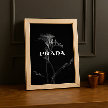 Cadre Photo Prada - Black Flower