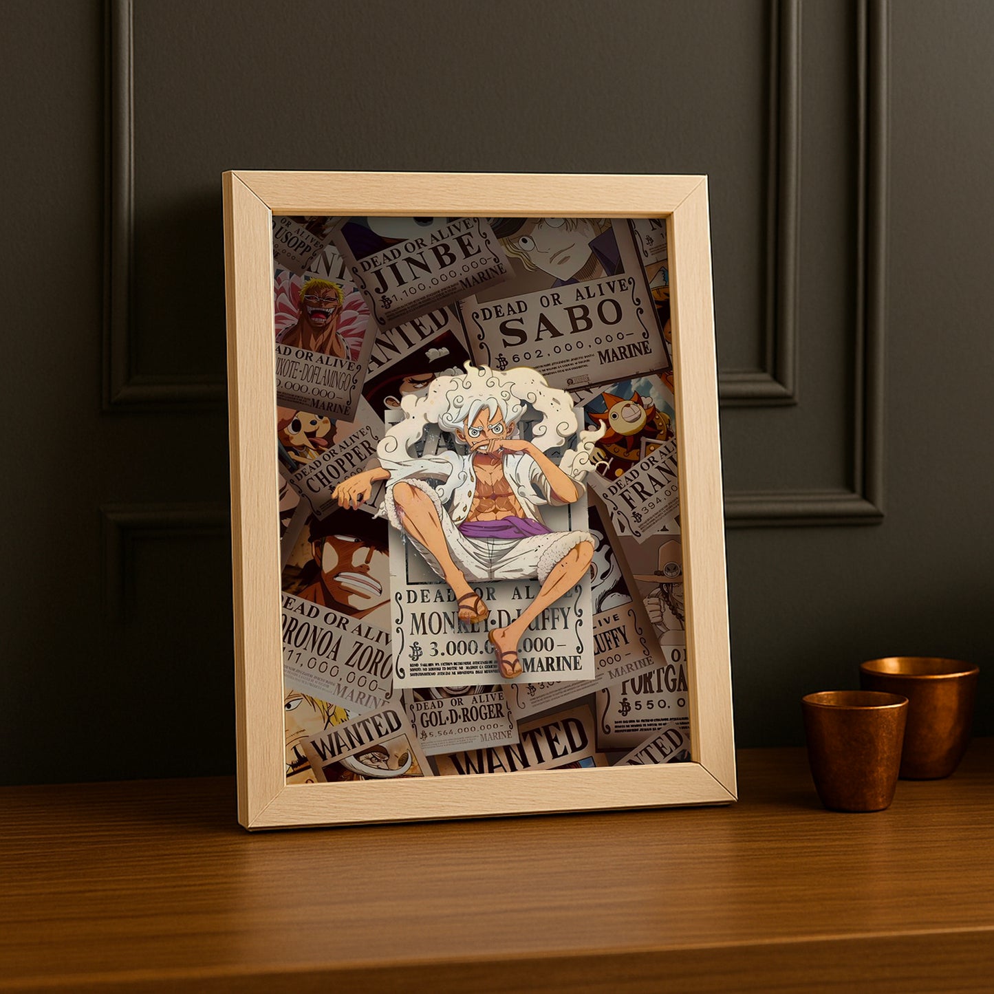 Cadre photo Luffy One Piece Gear