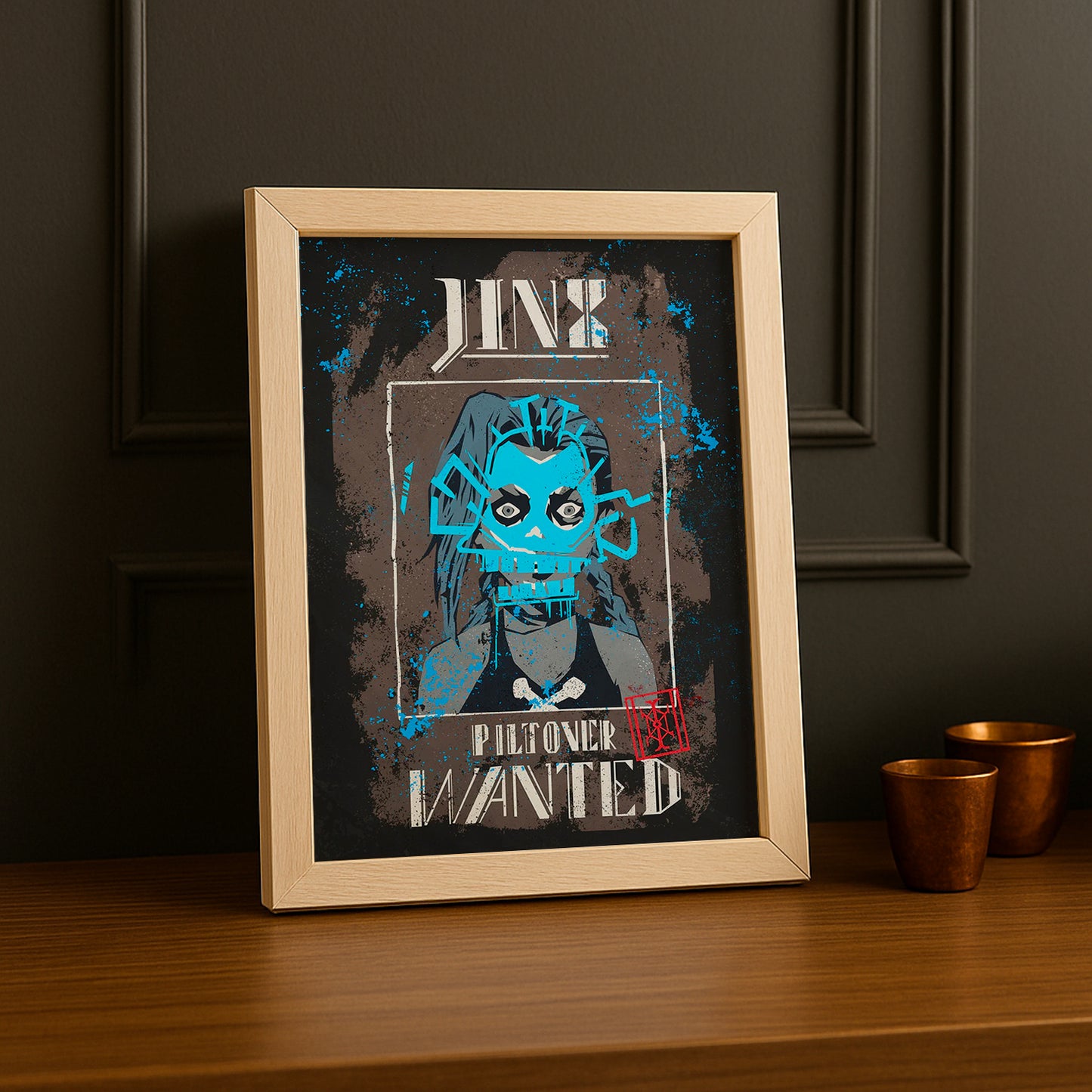 Cadre photo Jinx Pink Arcane