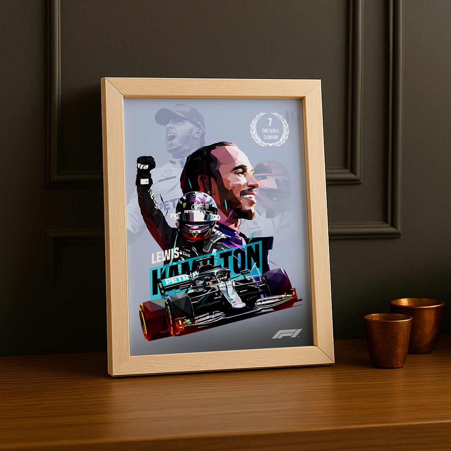 Cadre photo Lewis Hamilton Formule 1