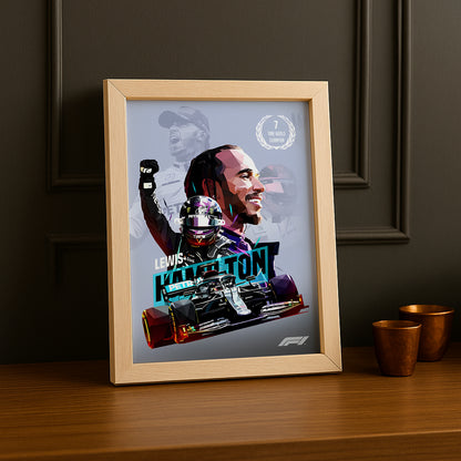 Cadre photo Lewis Hamilton Formule 1