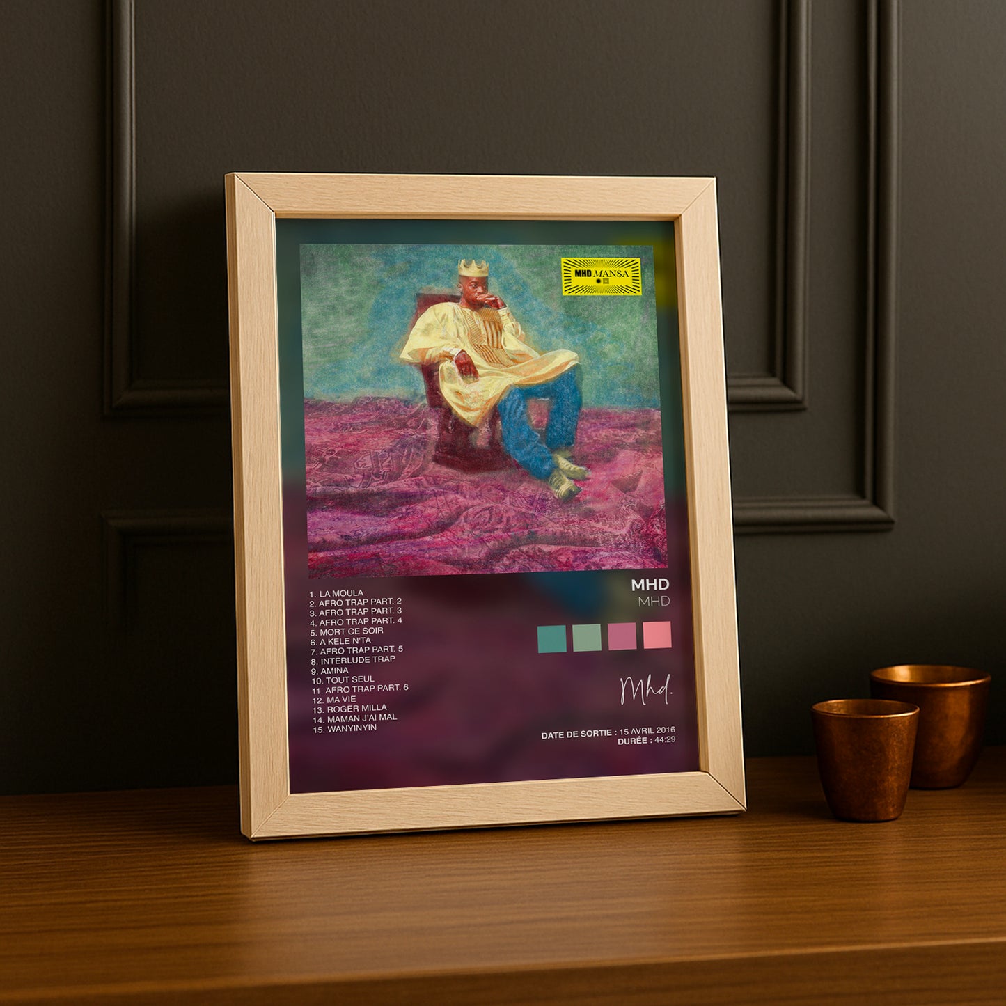 Cadre photo Album Musicaux - MHD de MHD