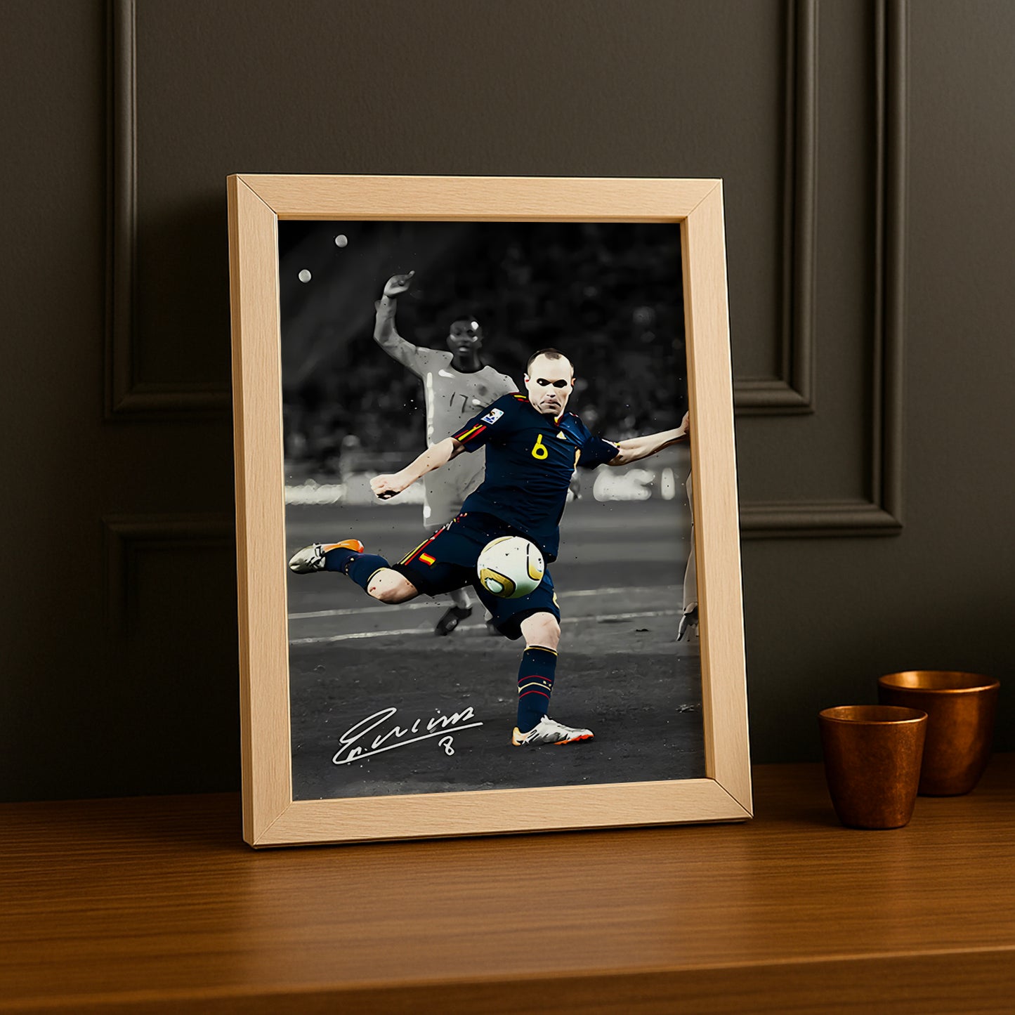 Cadre photo de Andrés Iniesta