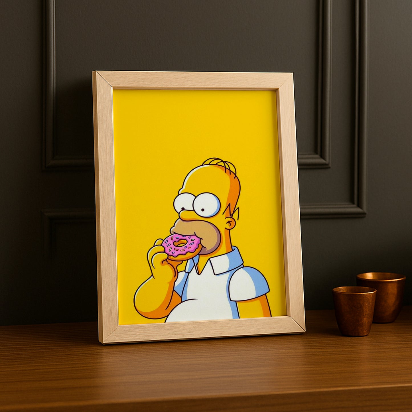 Cadre Photo Les Simpsons - Homer Donuts