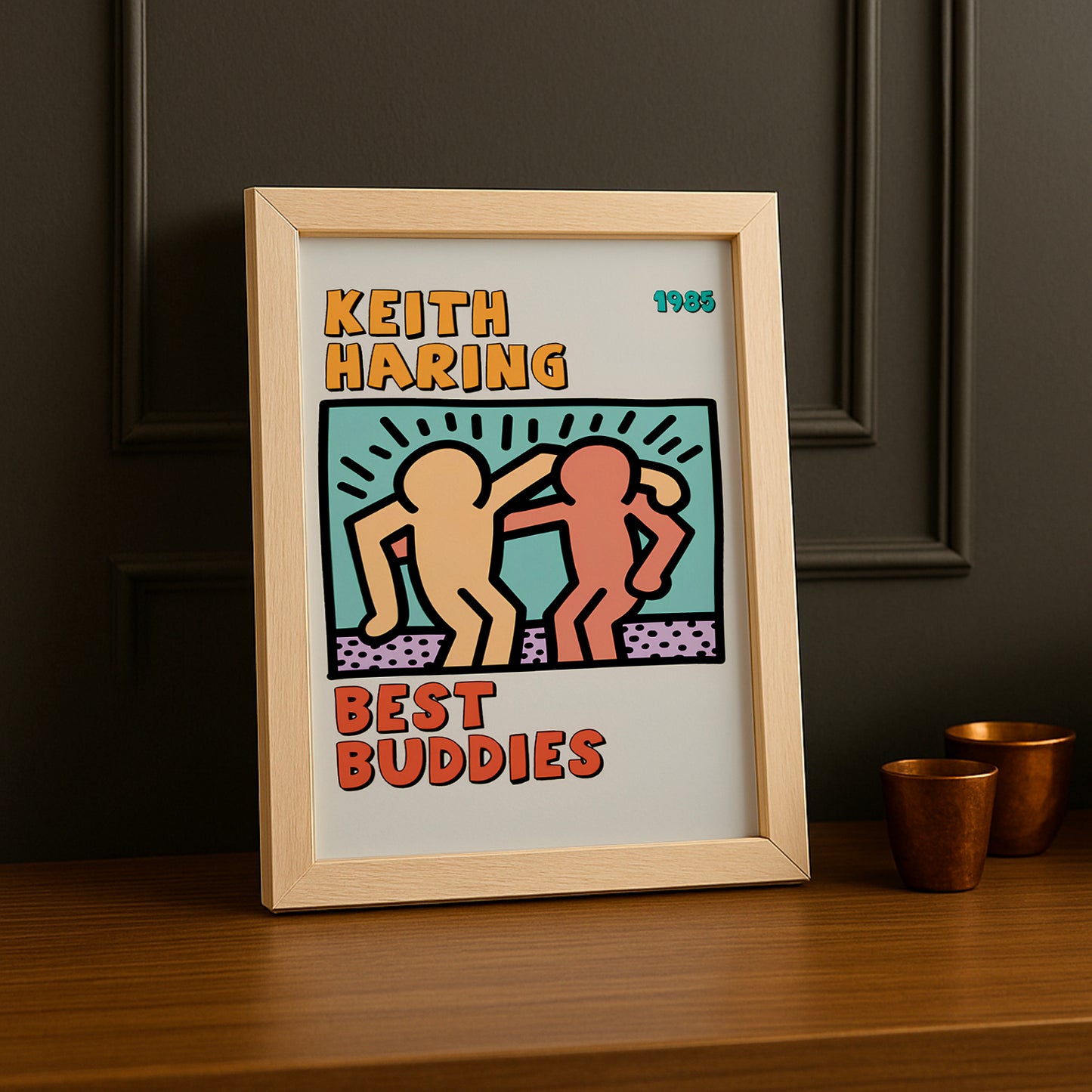 Cadre photo Keith Haring