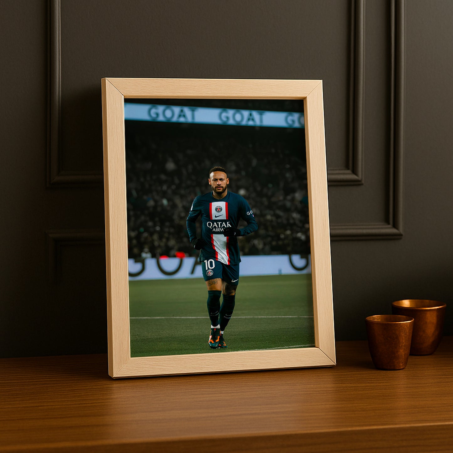 Poster encadrée Paris Saint-Germain - Neymar Junior