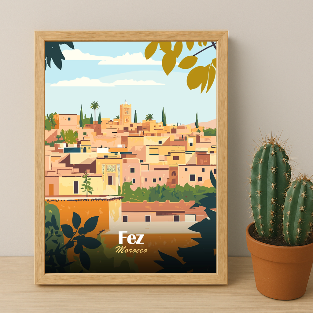 Fez Maroc - Poster