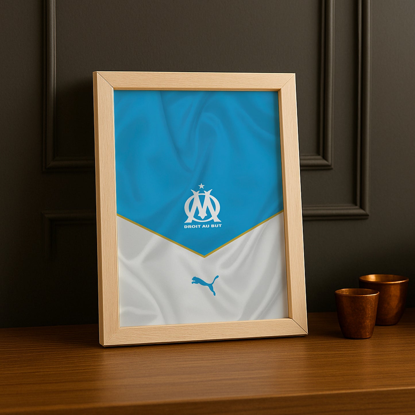 Olympique de Marseille Maillot Puma - Poster