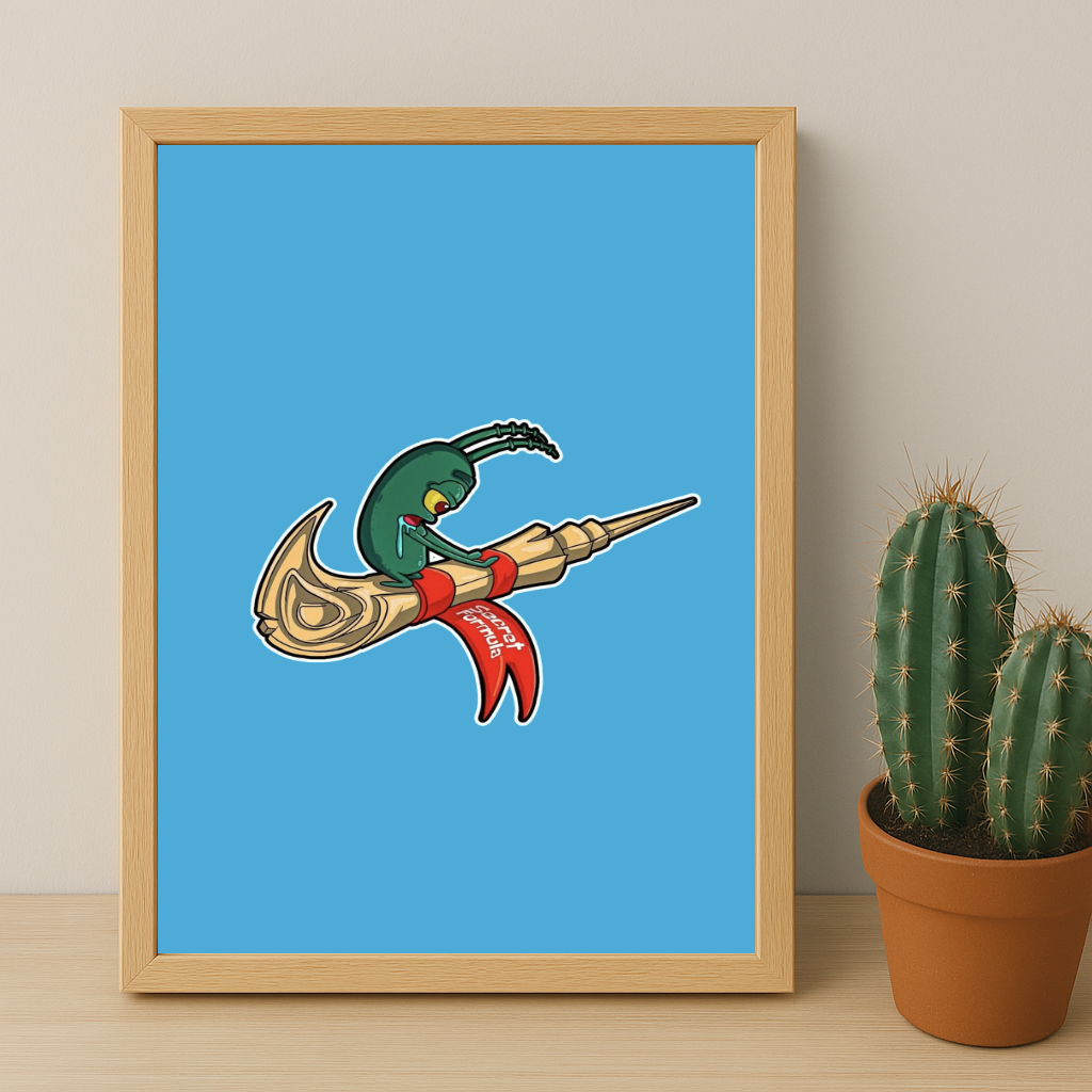 Poster Nike Logo Plankton