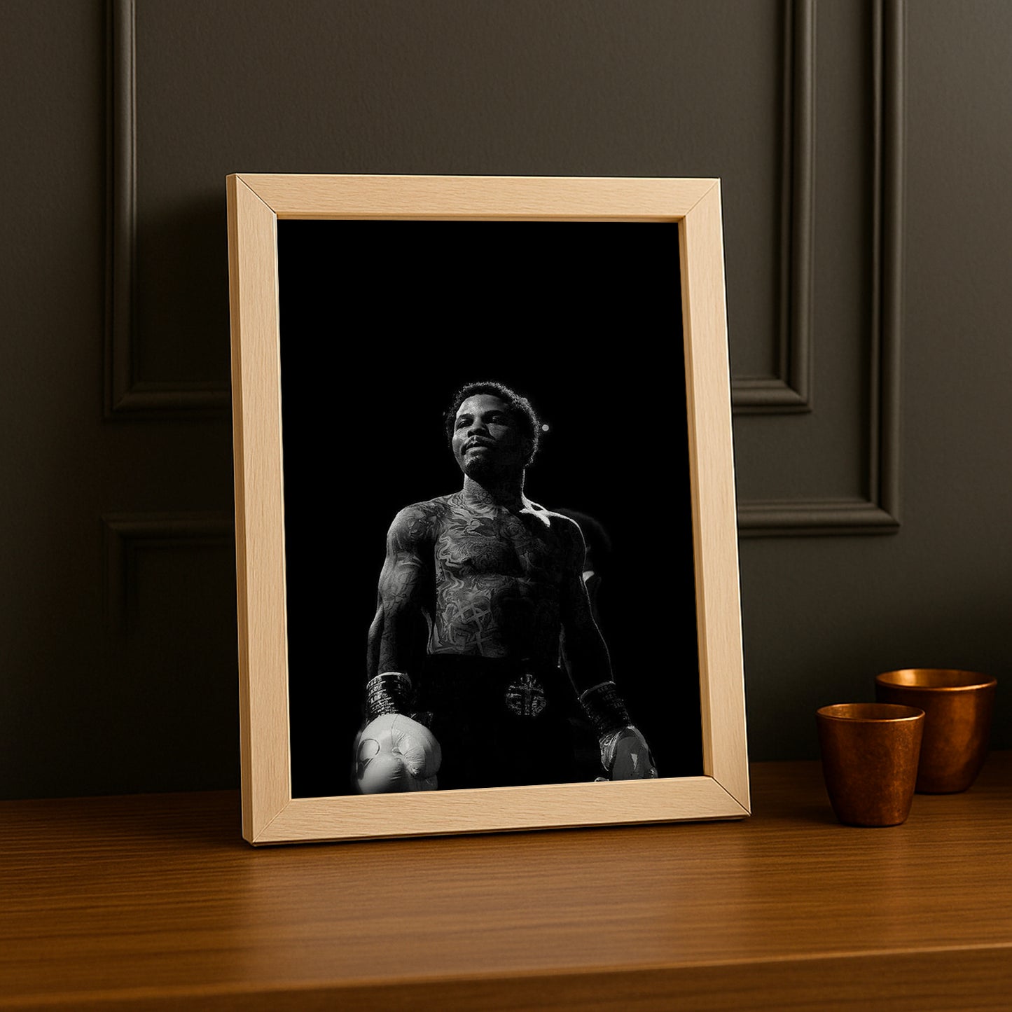 Cadre Photo Boxe - Gervonta Davis Aesthetic