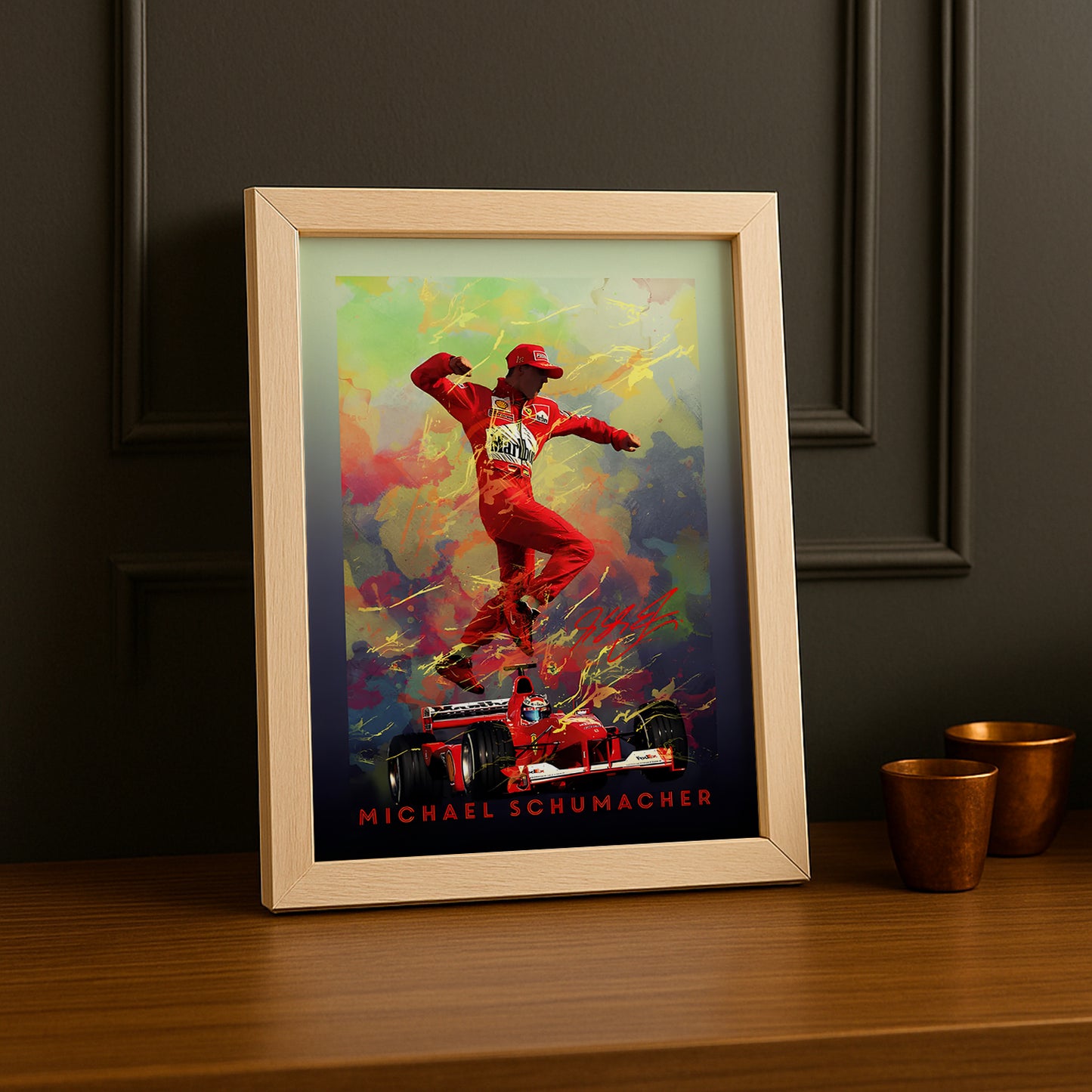 Cadre photo Michael Schumacher Formule 1