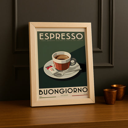 Cadre photo Coffee Lover - Buongiorno Espresso Italia
