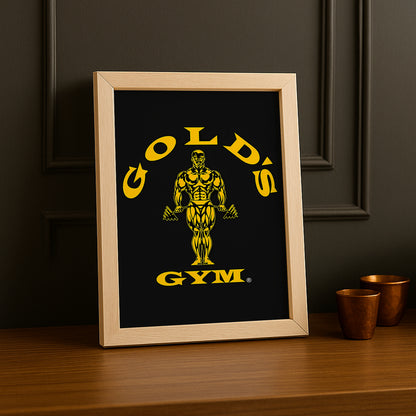 Poster Photo Musculation - Gold's Gym