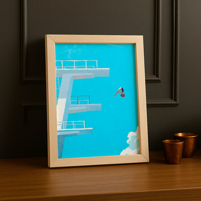 Cadre Photo Natation - Plongeon