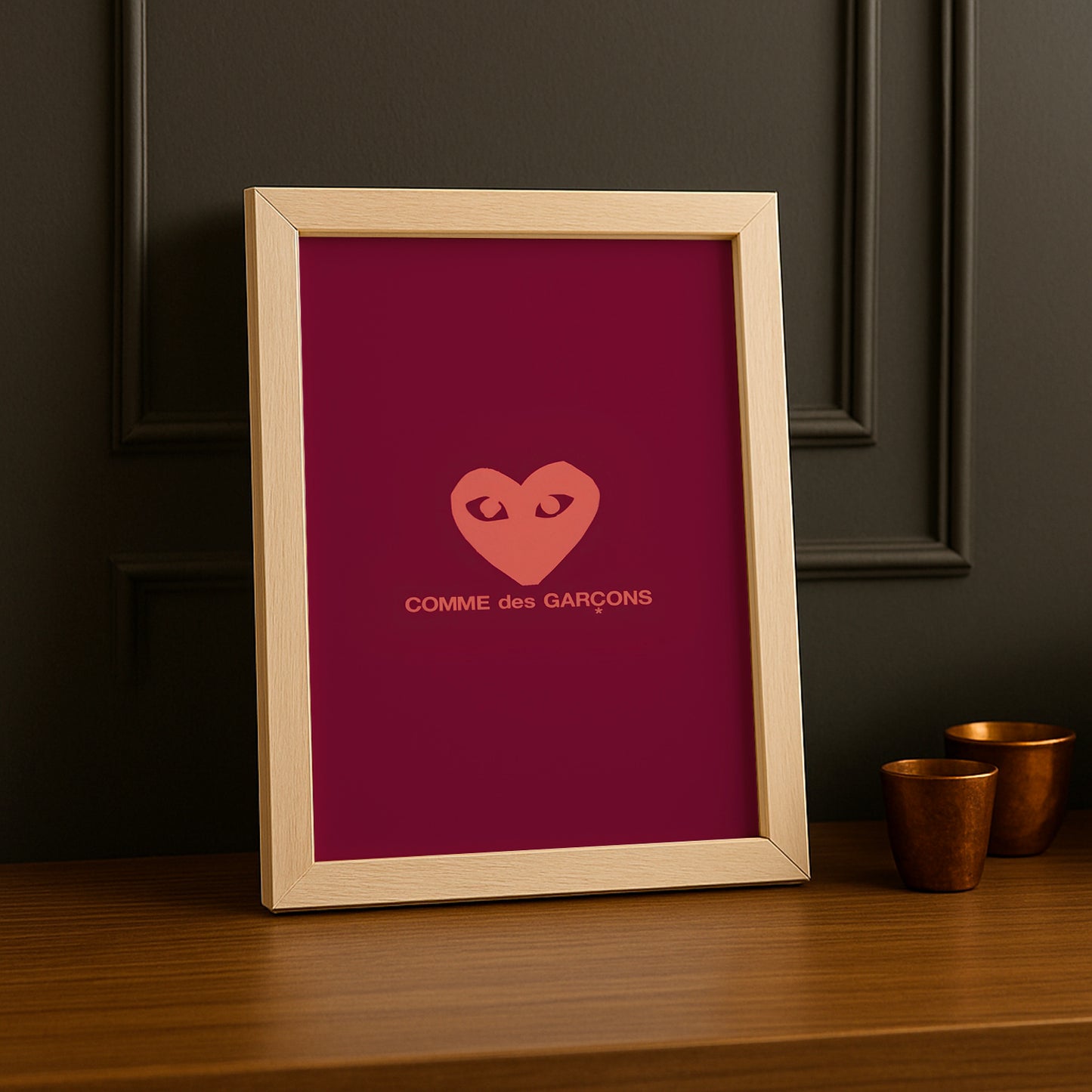 Cadre photo Comme des garçons