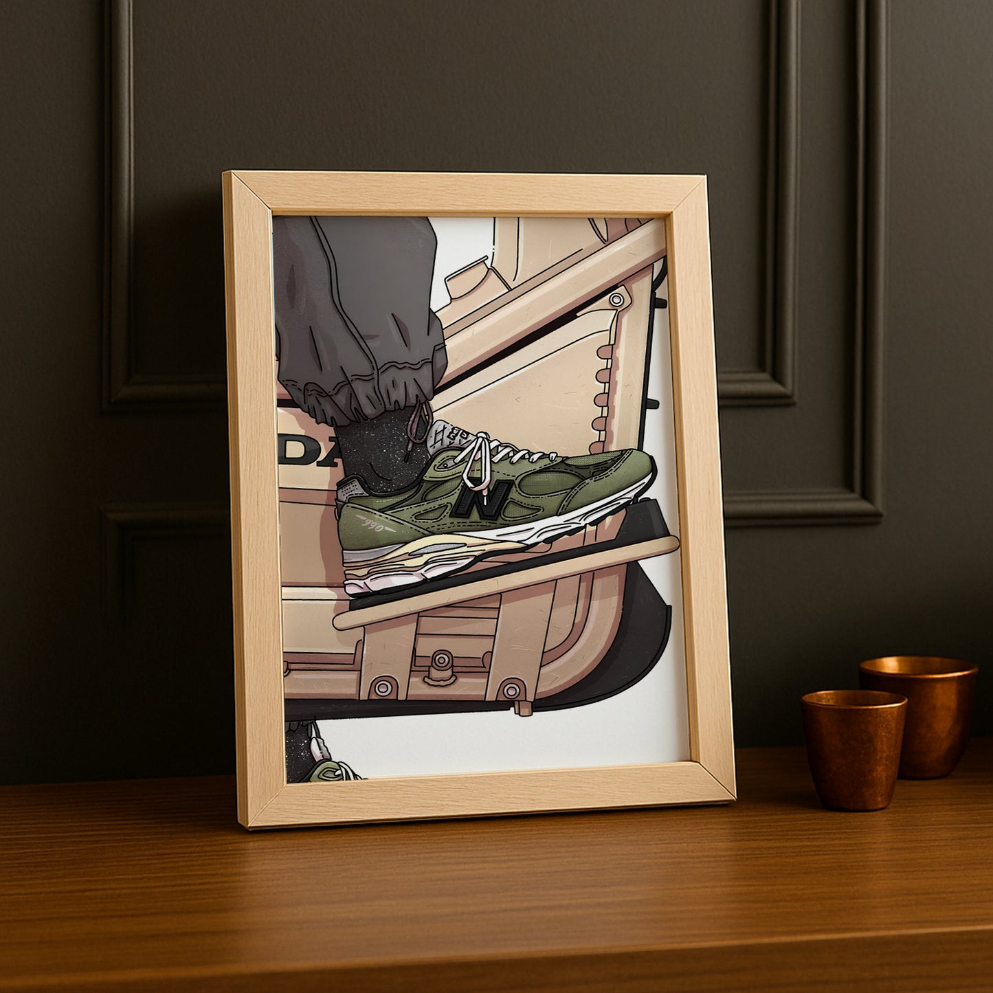 Cadre photo New Balance - Sneakers Honda