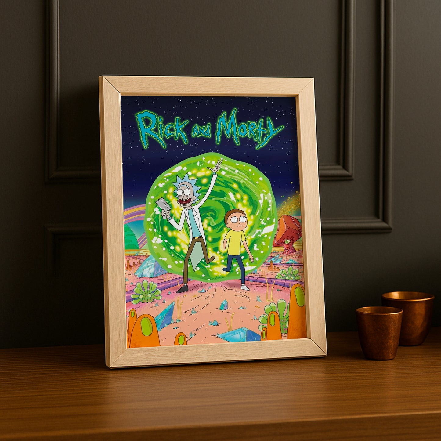 Cadre photo de Rick et Morty