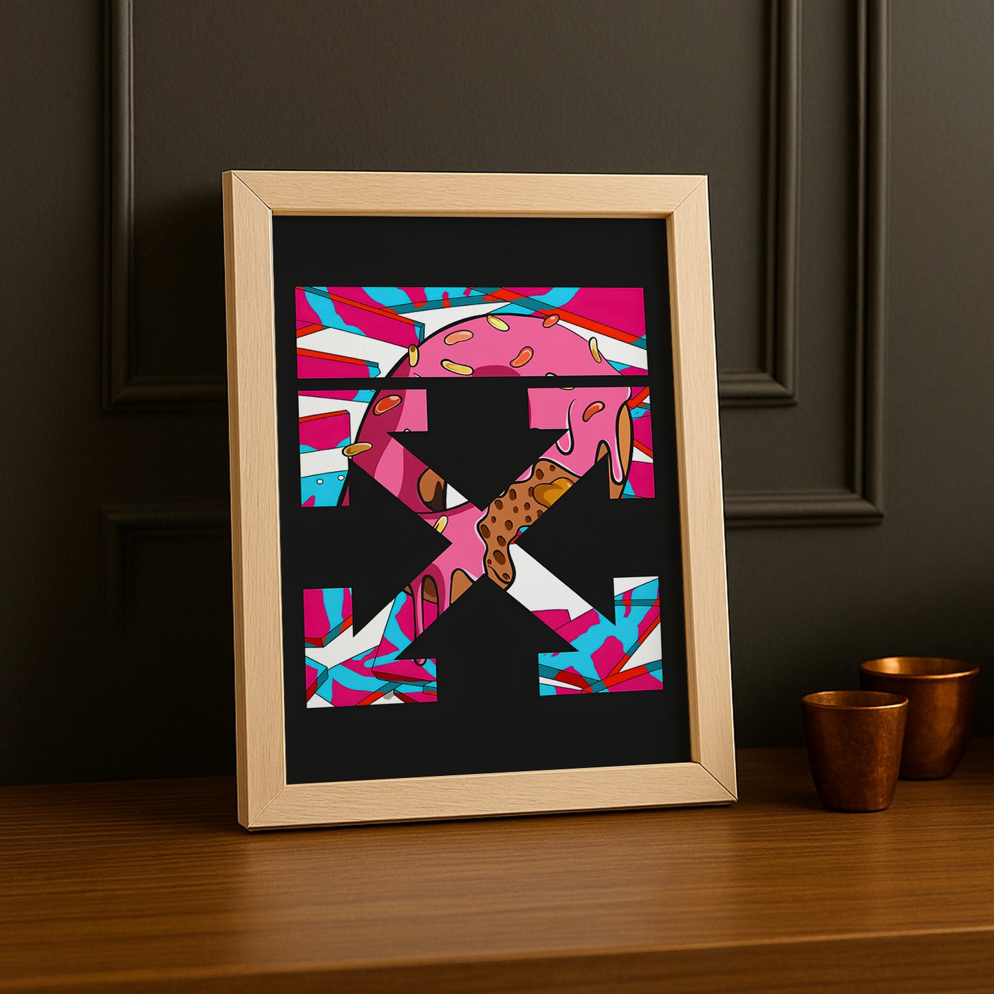 Cadre photo Off-White Donuts