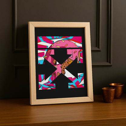 Cadre photo Off-White Donuts